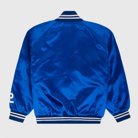 1947-50 Brooklyn Dodgers Royal Varsity Satin Jacket 1947-50 Brooklyn Dodgers Royal Varsity Satin Jacket