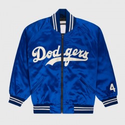1947-50 Brooklyn Dodgers Royal Varsity Satin Jacket 1947-50 Brooklyn Dodgers Royal Varsity Satin Jacket