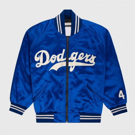 1947-50 Brooklyn Dodgers Royal Varsity Satin Jacket 1947-50 Brooklyn Dodgers Royal Varsity Satin Jacket