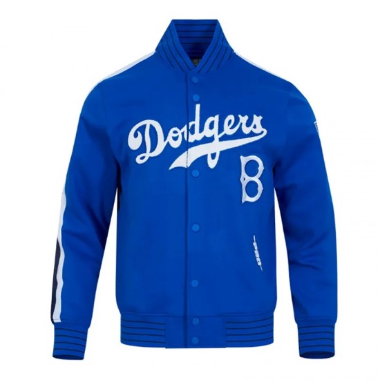 Brooklyn Dodgers Logo Game Day Royal Jacket Brooklyn Dodgers Logo Game Day Royal Jacket