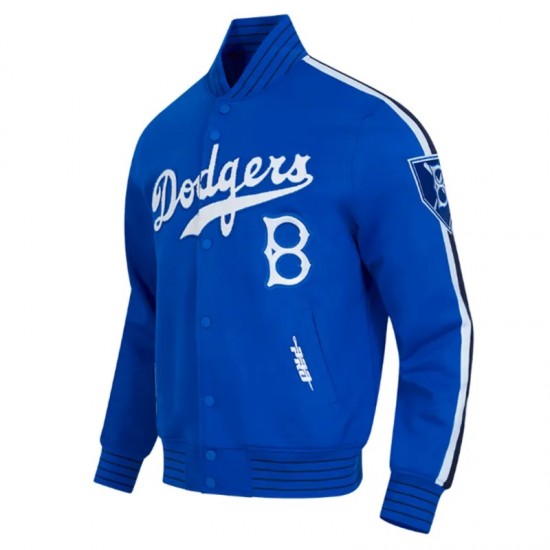 Brooklyn Dodgers Logo Game Day Royal Jacket Brooklyn Dodgers Logo Game Day Royal Jacket
