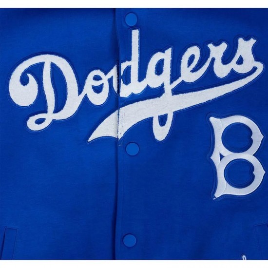 Brooklyn Dodgers Logo Game Day Royal Jacket Brooklyn Dodgers Logo Game Day Royal Jacket