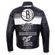 Brooklyn Nets Men's Moto Jacket