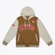 Brown/Cream Atlanta Hawks Dusted Fleece Jacket