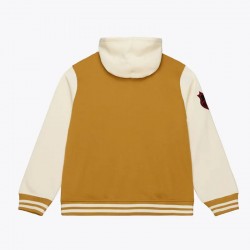 Brown/Cream Chicago Blackhawks Dusted Fleece Jacket