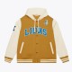 Brown/Cream Detroit Lions Chiefs Dusted Fleece Jacket