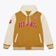 Brown/Cream Detroit Red Wings Dusted Fleece Jacket