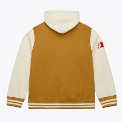 Brown/Cream Kansas City Chiefs Dusted Fleece Jacket