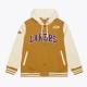 Brown/Cream LA Lakers Dusted Fleece Jacket Brown/Cream LA Lakers Dusted Fleece Jacket
