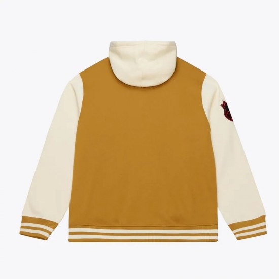 Brown/Cream New Jersey Devils Dusted Fleece Jacket