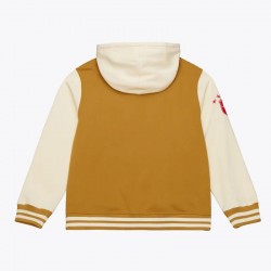 Brown/Cream New York Rangers Dusted Fleece Jacket