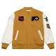 Brown/Cream Philadelphia Flyers Dusted Varsity Jacket
