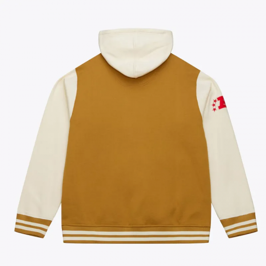 Brown/Cream Pittsburgh Steelers Dusted Fleece Jacket