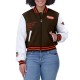 Brown/White Cleveland Browns Varsity Full-Zip Jacket Brown/White Cleveland Browns Varsity Full-Zip Jacket