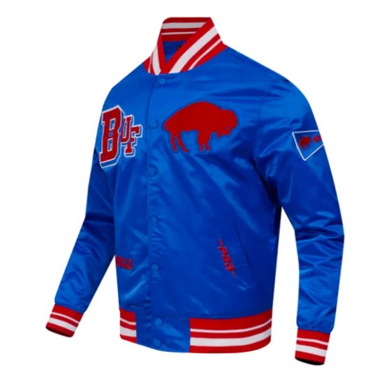 Buffalo Bills Best of Classic Rib Satin Jacket Buffalo Bills Best of Classic Rib Satin Jacket