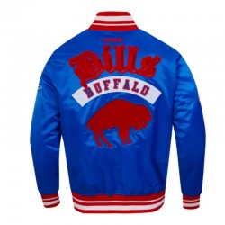 Buffalo Bills Best of Classic Rib Satin Jacket Buffalo Bills Best of Classic Rib Satin Jacket