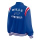 Buffalo Bills Midnight Royal Varsity Satin Jacket Buffalo Bills Midnight Royal Varsity Satin Jacket