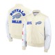 Buffalo Bills Rivalries Eggshell and White Varsity Jacket