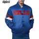 Buffalo Bills Triple Option Varsity Satin Jacket Buffalo Bills Triple Option Varsity Satin Jacket