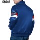 Buffalo Bills Triple Option Varsity Satin Jacket Buffalo Bills Triple Option Varsity Satin Jacket