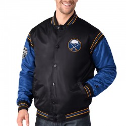 Buffalo Sabres 2024 Global Series Varsity Satin Jacket Buffalo Sabres 2024 Global Series Varsity Satin Jacket
