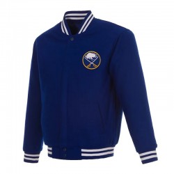 Buffalo Sabres Royal Varsity Wool Jacket Buffalo Sabres Royal Varsity Wool Jacket