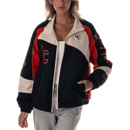 Caitlin Clark Kansas City Chiefs Track Jacket Caitlin Clark Kansas City Chiefs Track Jacket