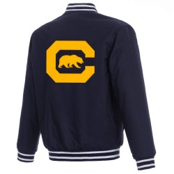 Cal Bears Navy Wool Full-Snap Varsity Jacket Cal Bears Navy Wool Full-Snap Varsity Jacket