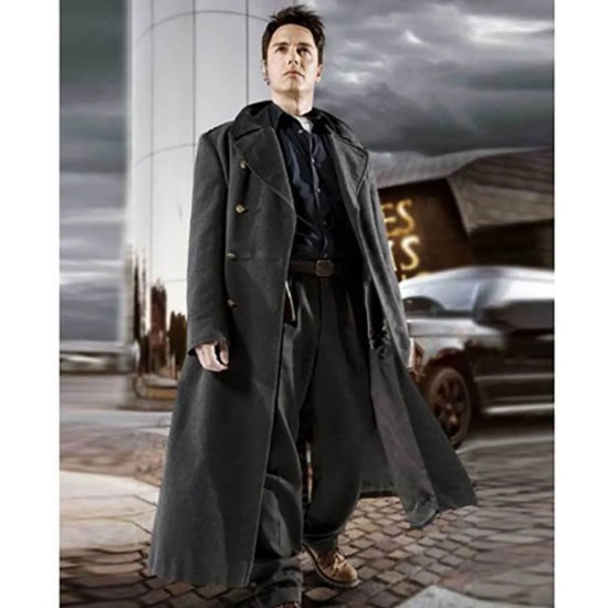 Captain Jack Harkness Torchwood Double Breasted Coat Captain Jack Harkness Torchwood Double Breasted Coat