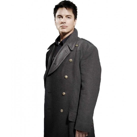 Captain Jack Harkness Torchwood Double Breasted Coat Captain Jack Harkness Torchwood Double Breasted Coat