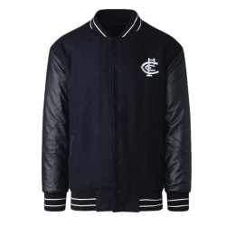Carlton Blues Football Club Black Varsity Jacket Carlton Blues Football Club Black Varsity Jacket