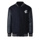 Carlton Blues Football Club Black Varsity Jacket Carlton Blues Football Club Black Varsity Jacket