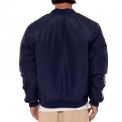 Carlton Blues Patch Navy Bomber Jacket