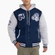 Carlton Blues Patchwork Hooded Jacket Carlton Blues Patchwork Hooded Jacket