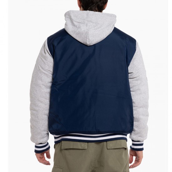 Carlton Blues Patchwork Hooded Jacket Carlton Blues Patchwork Hooded Jacket