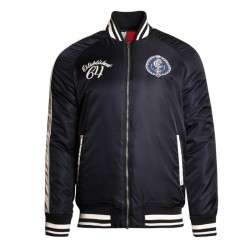 Carlton Blues Vintage Navy Bomber Full-Zip Jacket Carlton Blues Vintage Navy Bomber Full-Zip Jacket