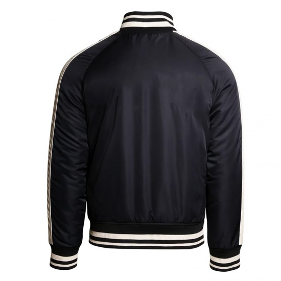 Carlton Blues Vintage Navy Bomber Full-Zip Jacket Carlton Blues Vintage Navy Bomber Full-Zip Jacket