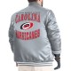 Carolina Hurricanes Adaptive Bold Logo Varsity Satin Jacket