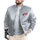 Carolina Hurricanes Adaptive Bold Logo Varsity Satin Jacket