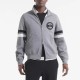 Carolina Hurricanes Heather Gray Striped Fleece Jacket Carolina Hurricanes Heather Gray Striped Fleece Jacket