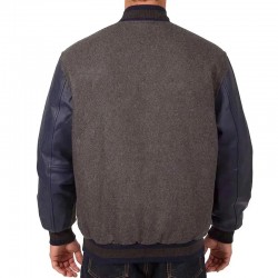 Charcoal/Navy Buffalo Sabres Varsity Jacket Charcoal/Navy Buffalo Sabres Varsity Jacket