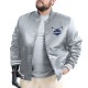 Charlotte Hornets Adaptive Bold Logo Varsity Satin Jacket Charlotte Hornets Adaptive Bold Logo Varsity Satin Jacket