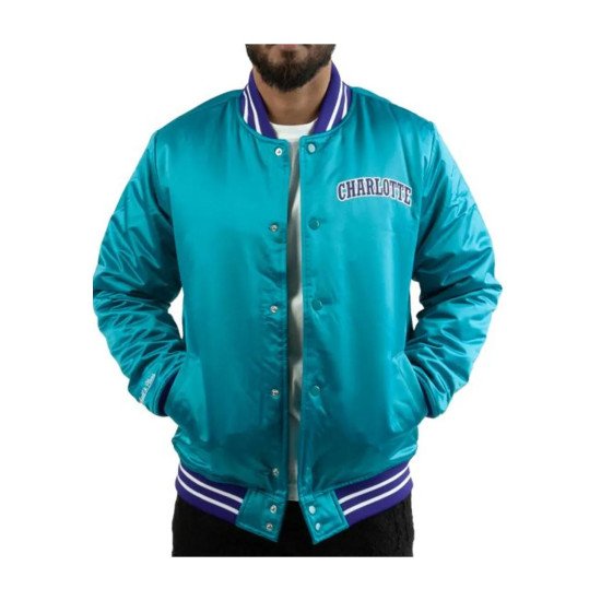 Charlotte Hornets Bomber Jacket Charlotte Hornets Bomber Jacket