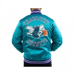 Charlotte Hornets Bomber Jacket Charlotte Hornets Bomber Jacket