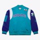 Charlotte Hornets Team Origins Teal Satin Jacket Charlotte Hornets Team Origins Teal Satin Jacket