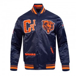 Chicago Bears Best of Classic Rib Satin Jacket