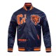 Chicago Bears Best of Classic Rib Satin Jacket Chicago Bears Best of Classic Rib Satin Jacket