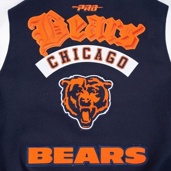 Chicago Bears Best of Classic Rib Varsity Jacket