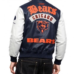 Chicago Bears Best Of Men’s Leather Varsity Jacket Chicago Bears Best Of Men’s Leather Varsity Jacket