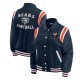 Chicago Bears Lightweight Navy Varsity Satin Jacket